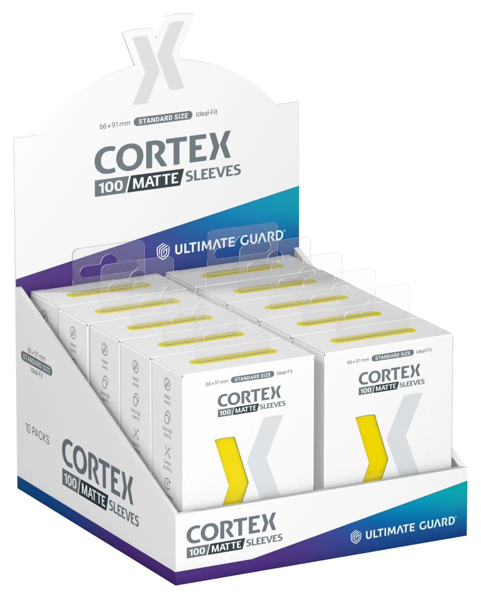 Ultimate Guard Cortex Sleeves Matte Standard Size (100) - Yellow