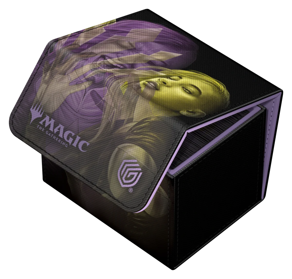 Ultimate Guard Sidewinder 100+ Xenoskin deck box from Magic: The Gathering's Duskmourn set