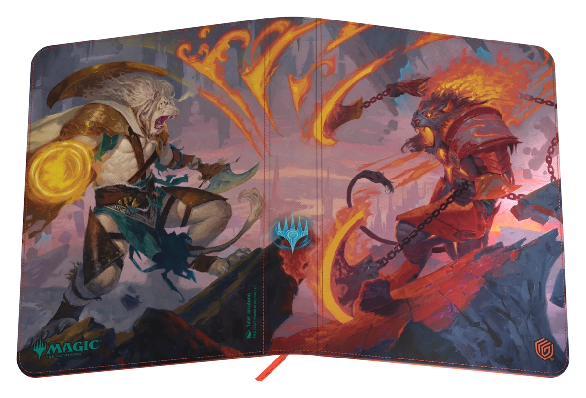 Ultimate Guard Zipfolio 360 Xenoskin Magic: The Gathering "Reality Fracture" - Ajani Resolute / Ajani Unrelenting