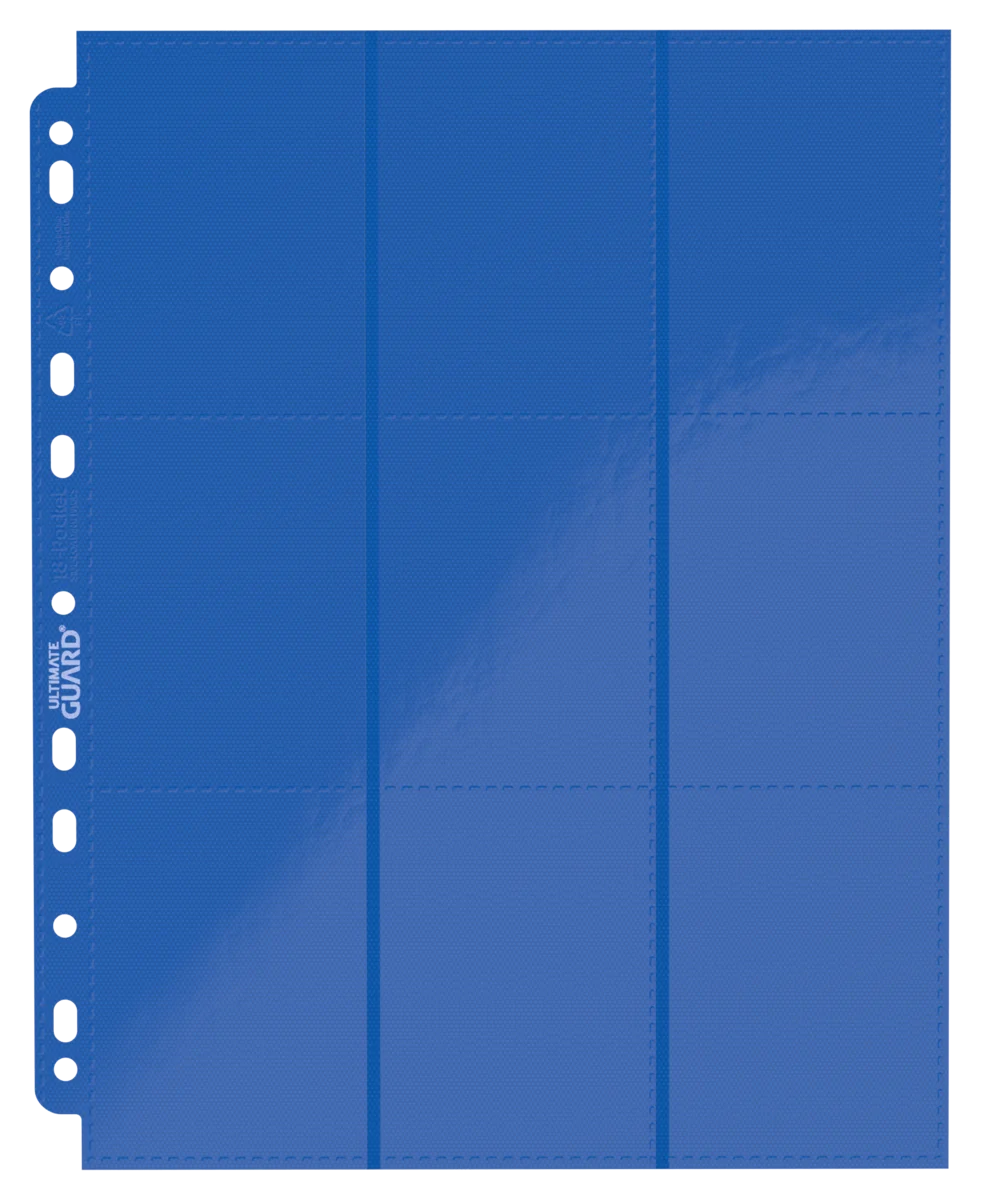 Ultimate Guard 18-Pocket Pages Side-Loading (10) - Blue