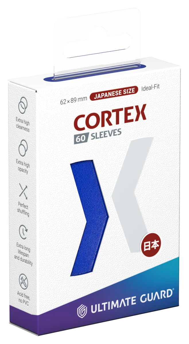 Ultimate Guard Cortex Sleeves Japanese Size (60) - Blue