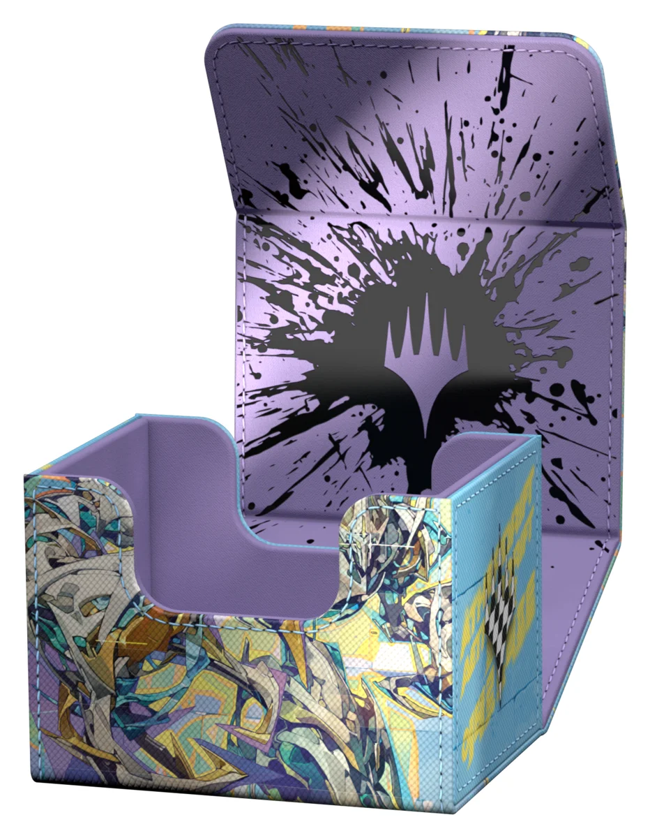 Ultimate Guard Sidewinder 100+ Xenoskin deck box from Magic: The Gathering's Aetherdrift set