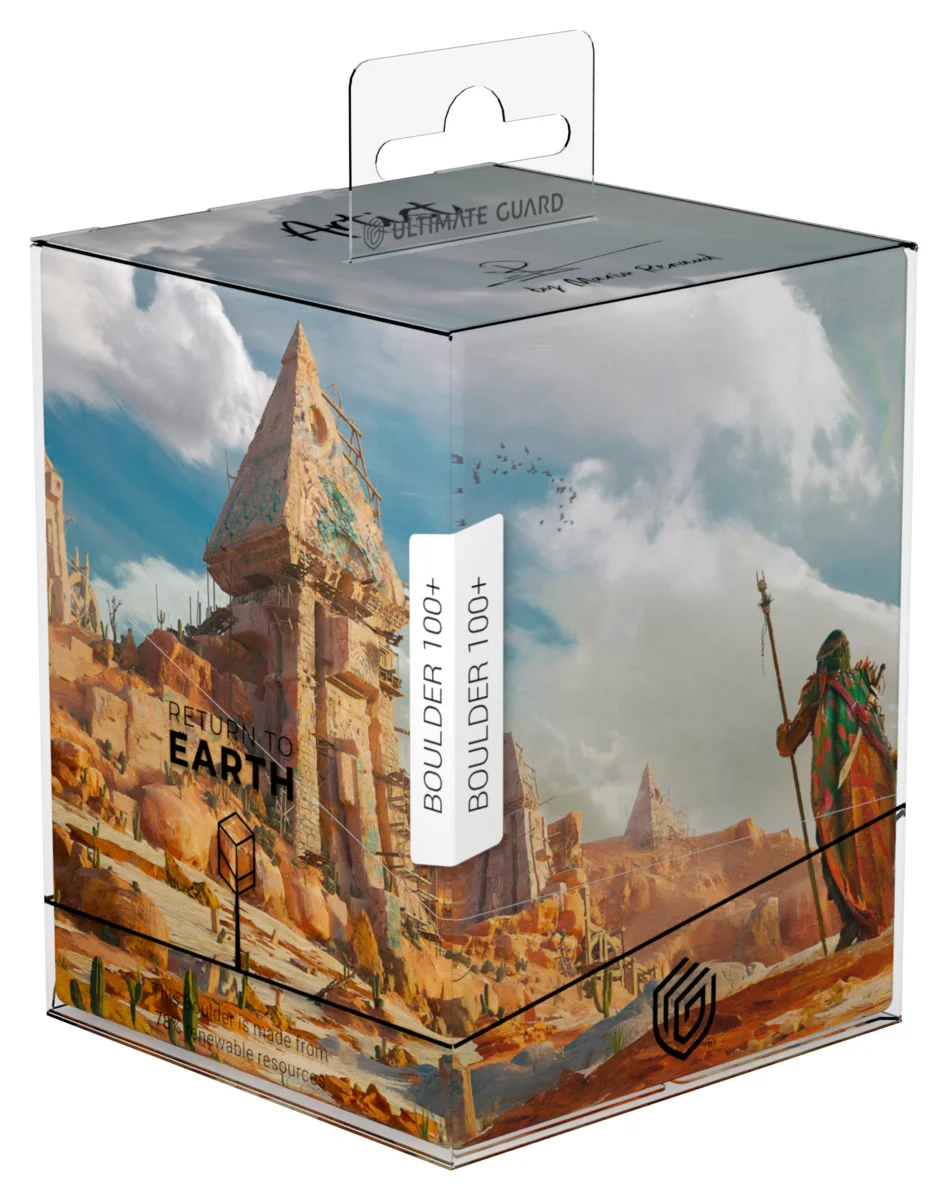 Ultimate Guard RTE Boulder 100+ Artist Edition #2 deck box by Mario Renaud