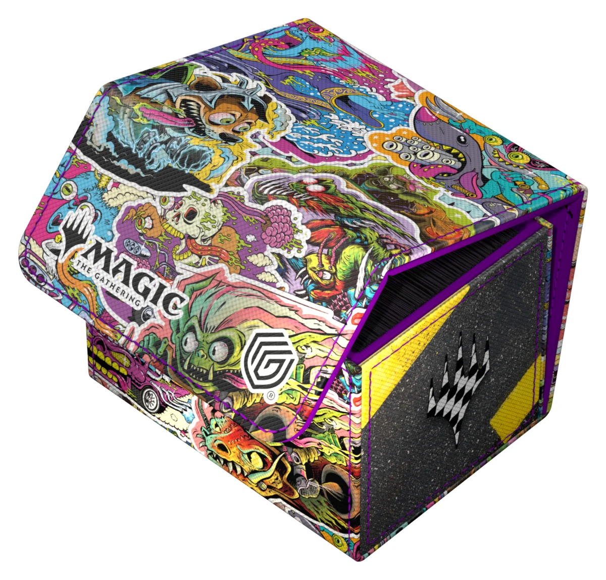 Ultimate Guard Sidewinder 100+ Xenoskin deck box from Magic: The Gathering's Aetherdrift set