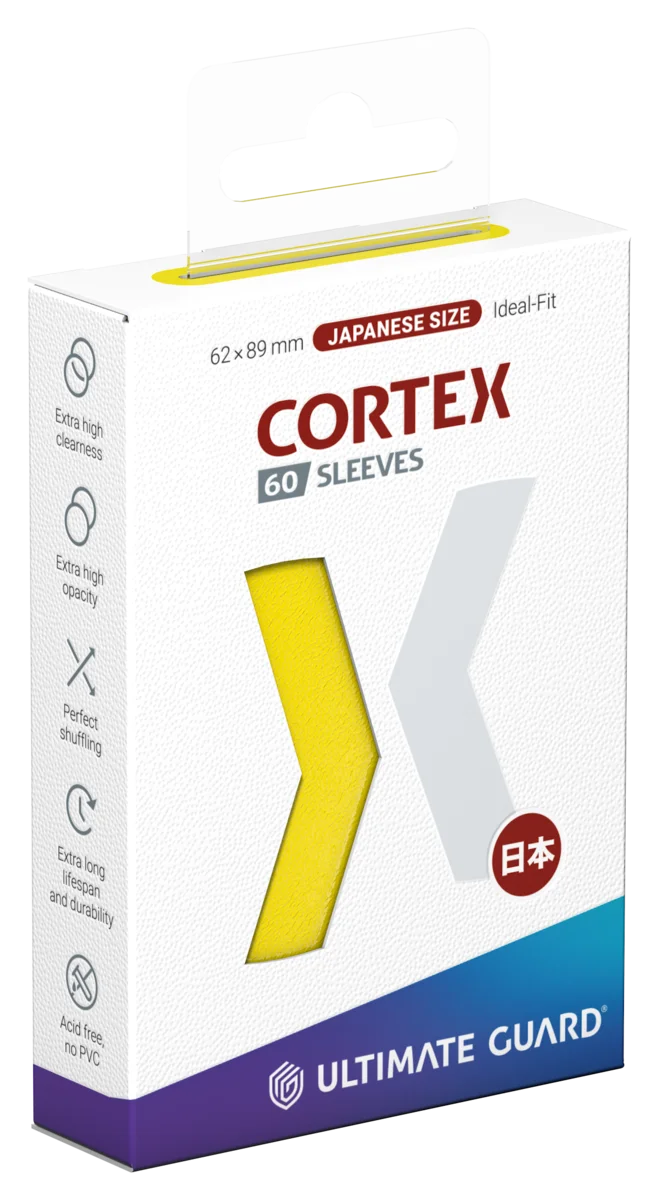Ultimate Guard Cortex Sleeves Japanese Size (60) - Yellow