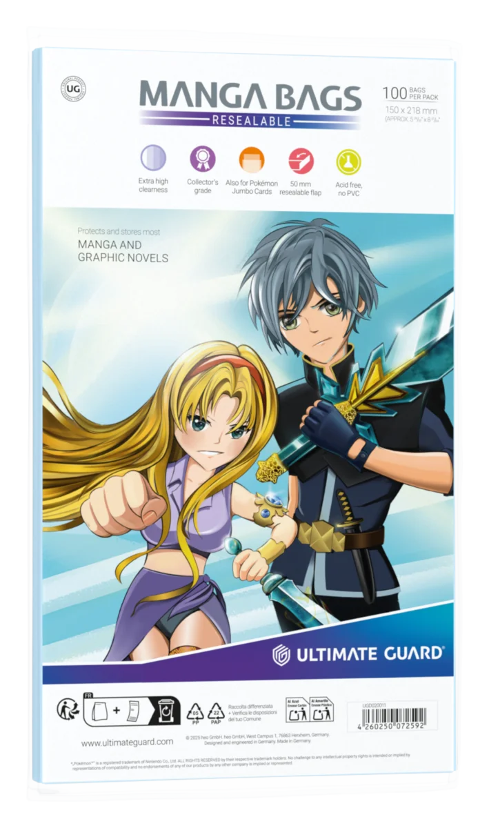 Ultimate Guard Manga Bags Resealable (100)