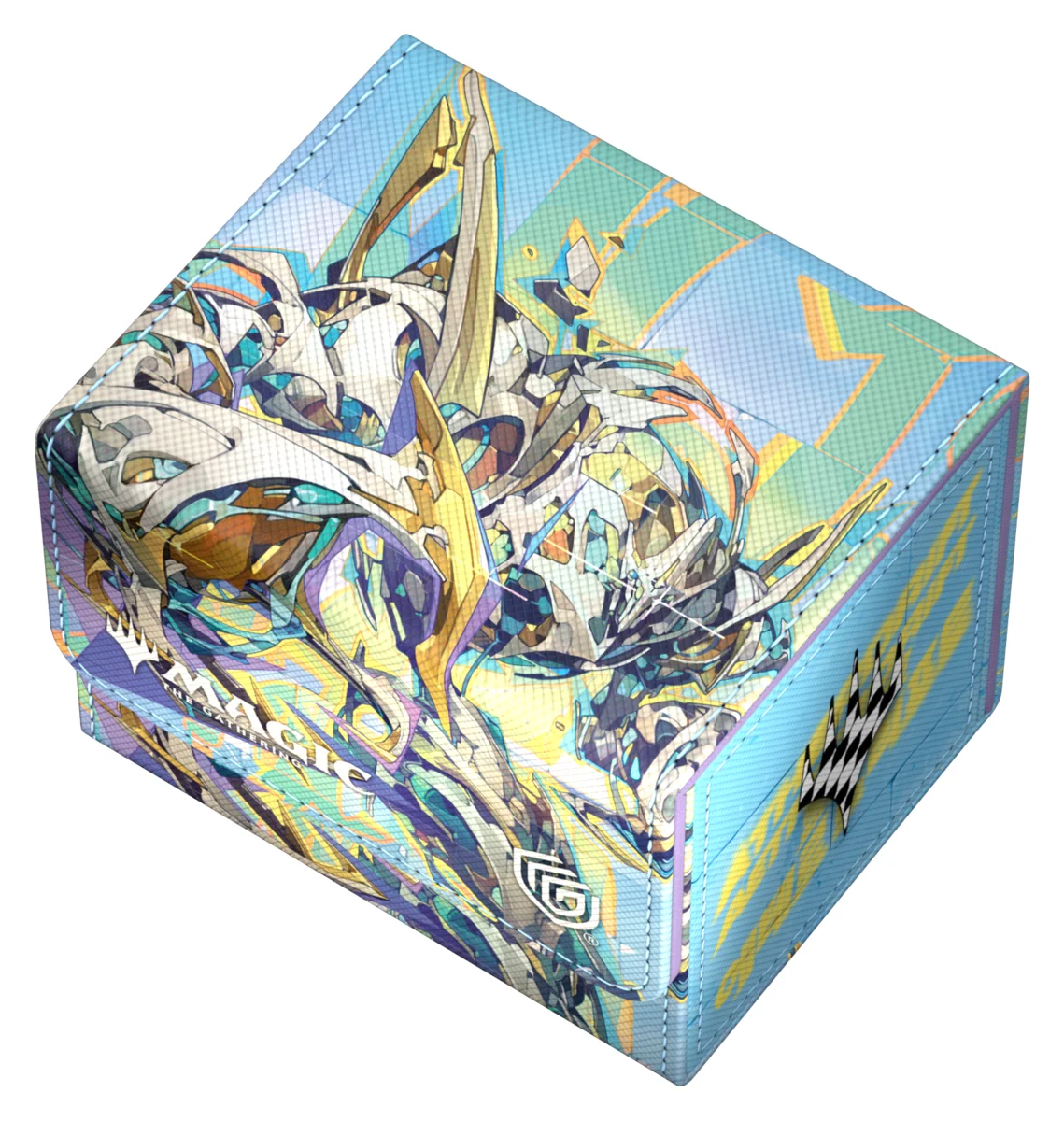 Ultimate Guard Sidewinder 100+ Xenoskin deck box from Magic: The Gathering's Aetherdrift set