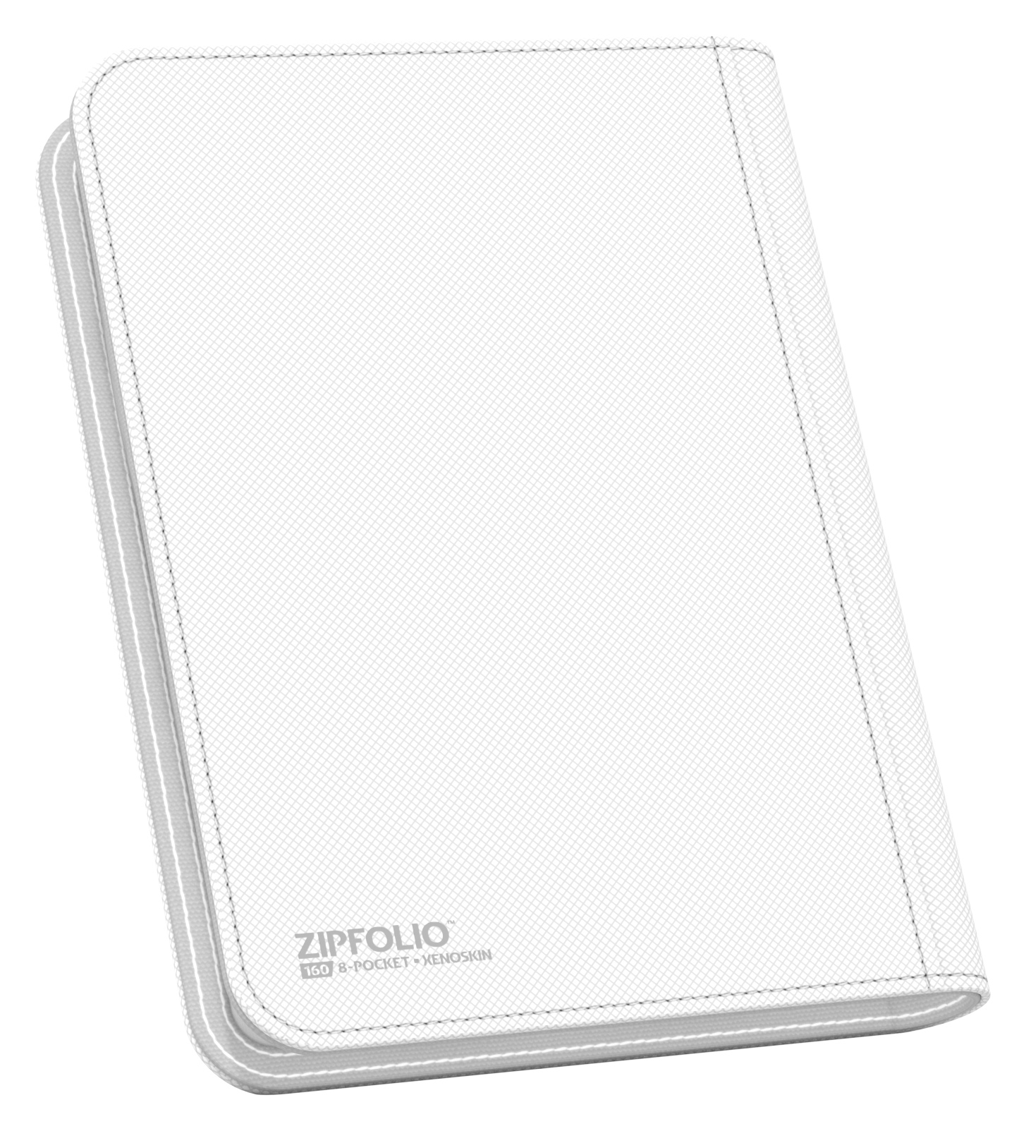 Zipfolio Xenoskin | White | Standard | 160 – 8 Pockets per page 