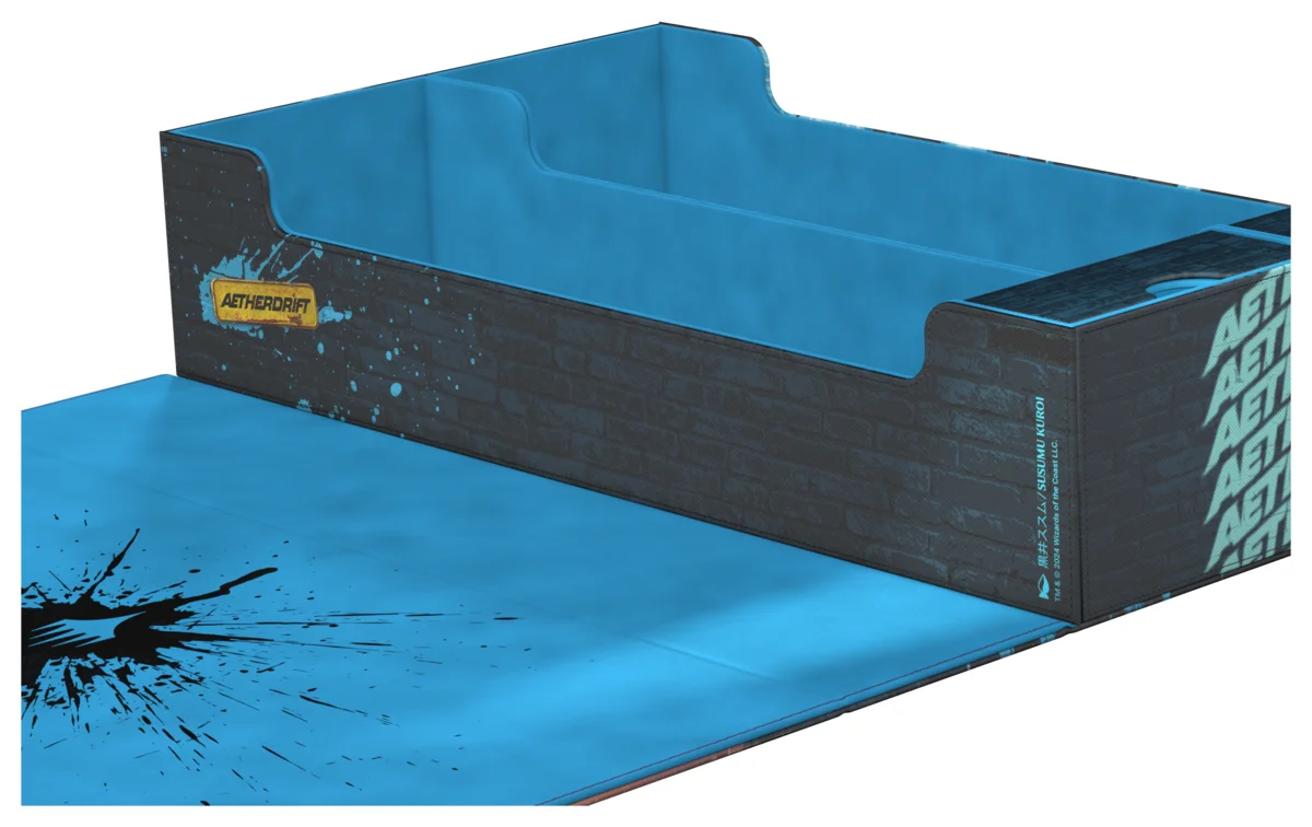 Ultimate Guard Omnihive 1000+ Xenoskin mass storage deck box from Magic: The Gathering's Aetherdrift set