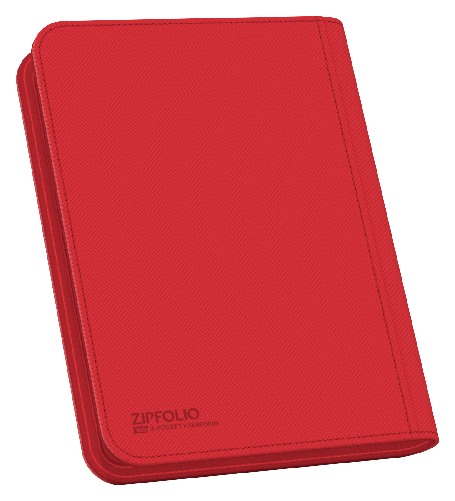 Zipfolio Xenoskin | Red | 160 – 8 Pockets per page - Ultimate Guard