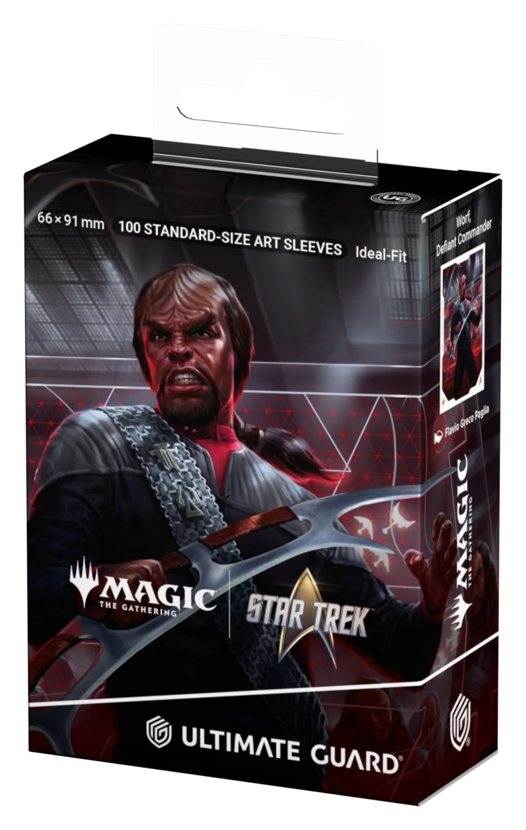 Ultimate Guard Art Sleeves Magic: The Gathering | Star Trek - Worf, Defiant Commander