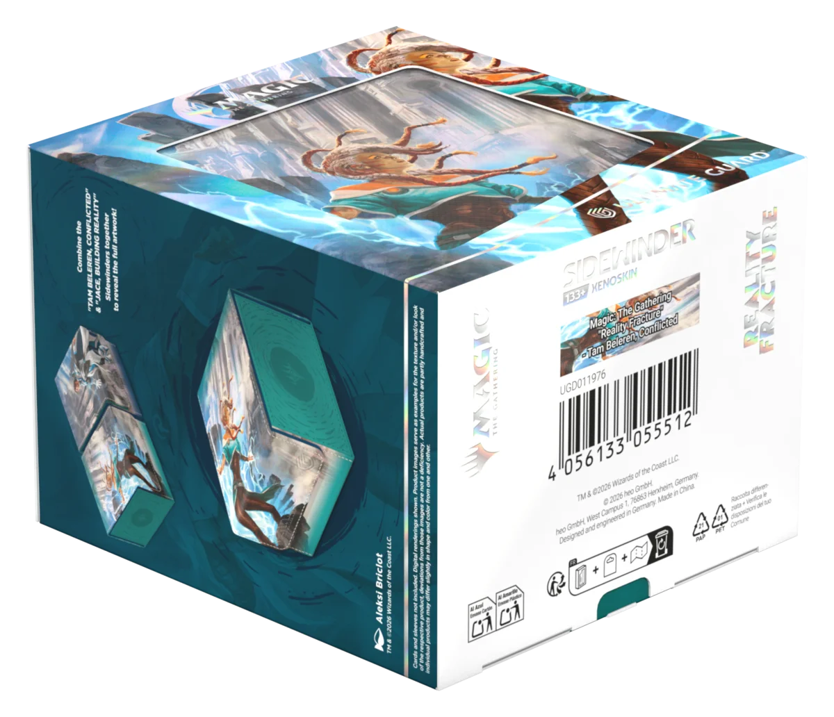 Ultimate Guard Sidewinder 133+ Xenoskin Magic: The Gathering "Reality Fracture" - Tam Beleren, Conflicted