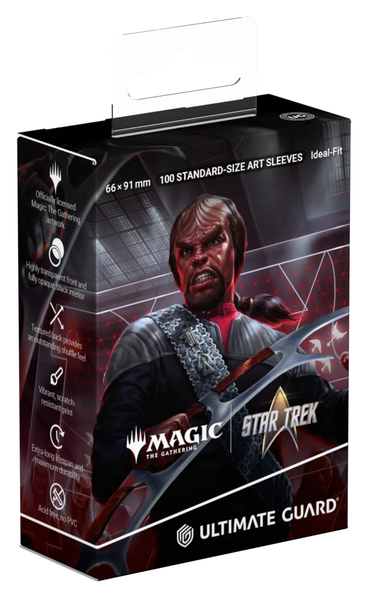 Ultimate Guard Art Sleeves Magic: The Gathering | Star Trek - Worf, Defiant Commander