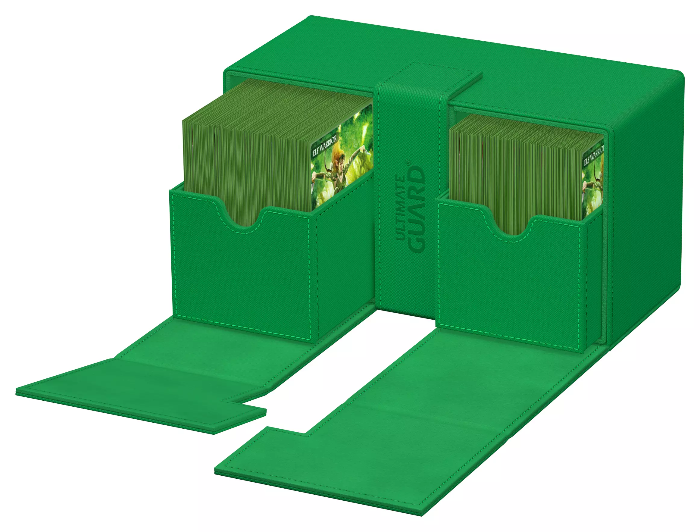 Ultimate Guard Card Deck Box Twin Flip'n'Tray 200+ Green Grün