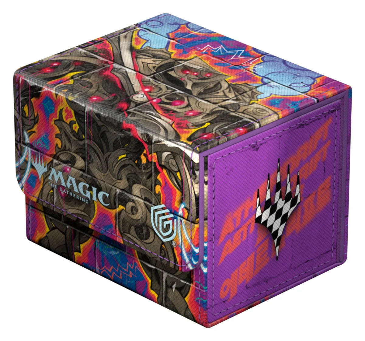 Ultimate Guard Sidewinder 100+ Xenoskin deck box from Magic: The Gathering's Aetherdrift set