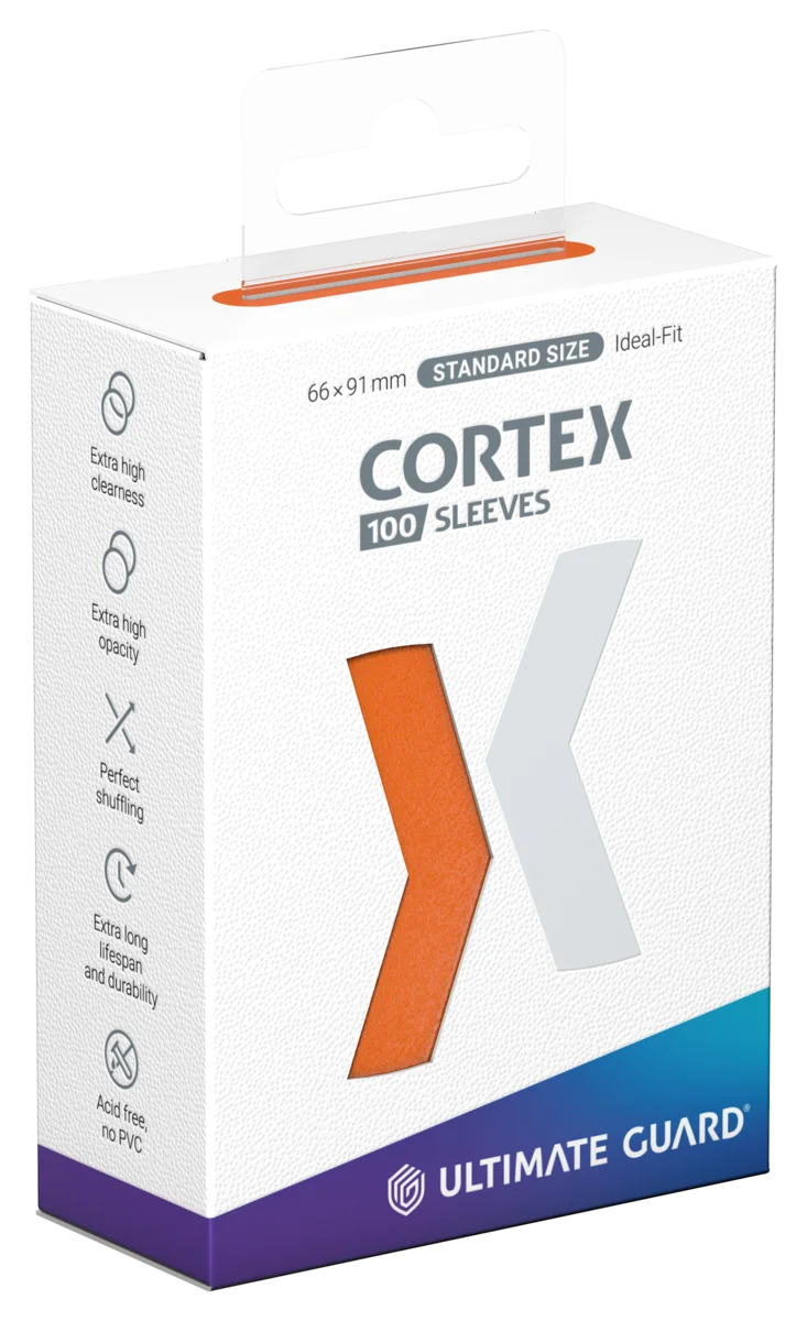 Ultimate Guard Cortex Sleeves Standard Size (100) - Orange