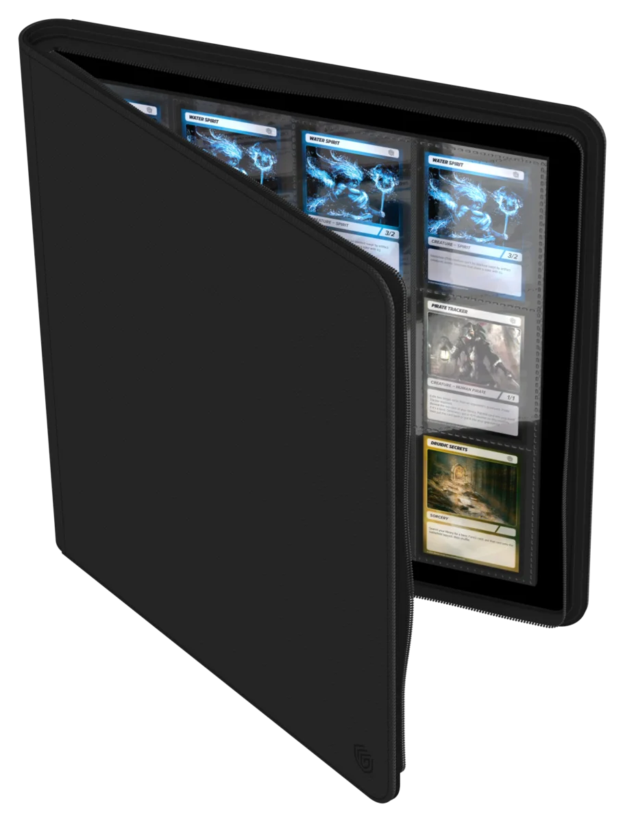 Ultimate Guard Zipfolio 480  24-Pocket Xenoskin - Black