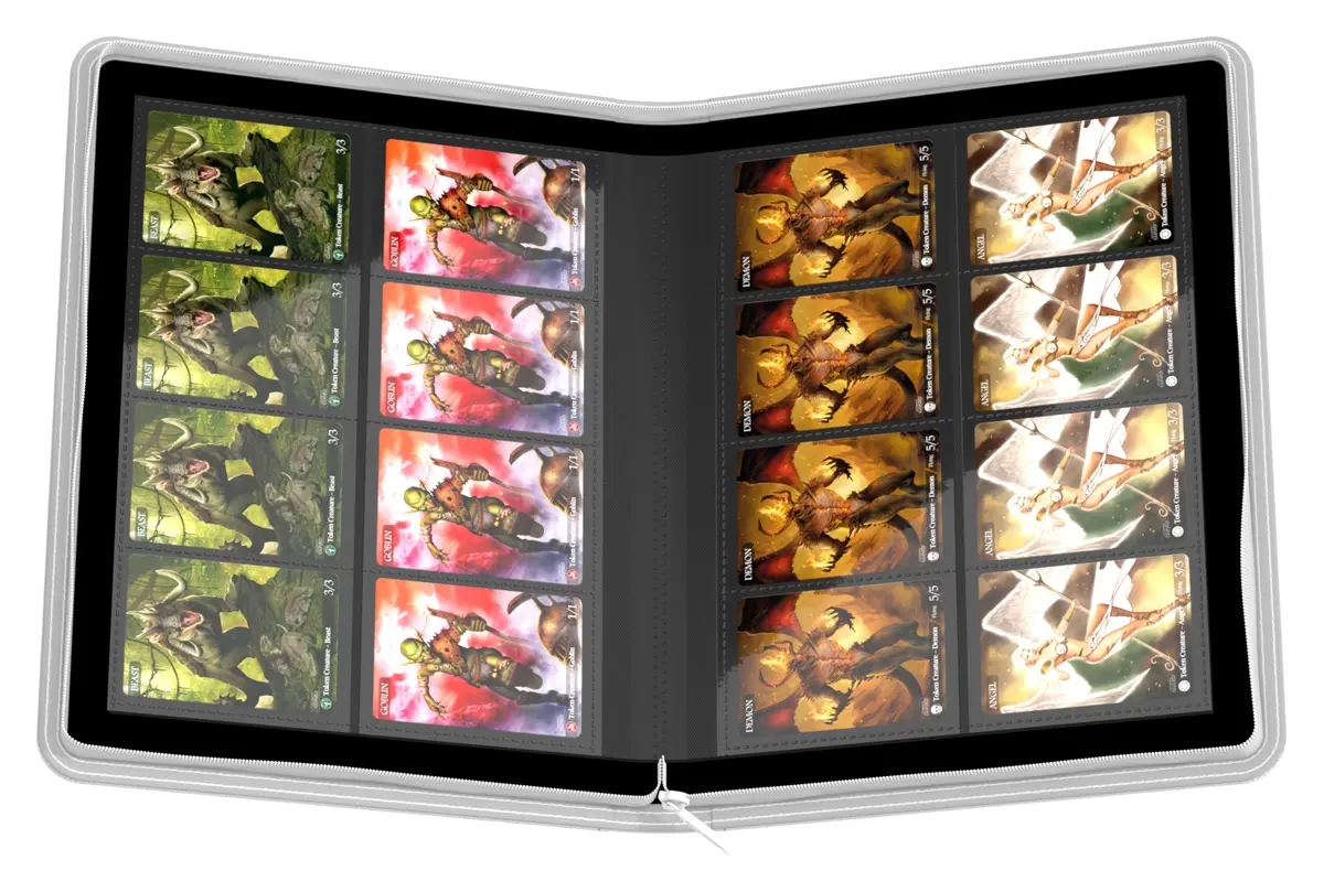 Ultimate Guard Zipfolio 320 16-Pocket Xenoskin trading card binder