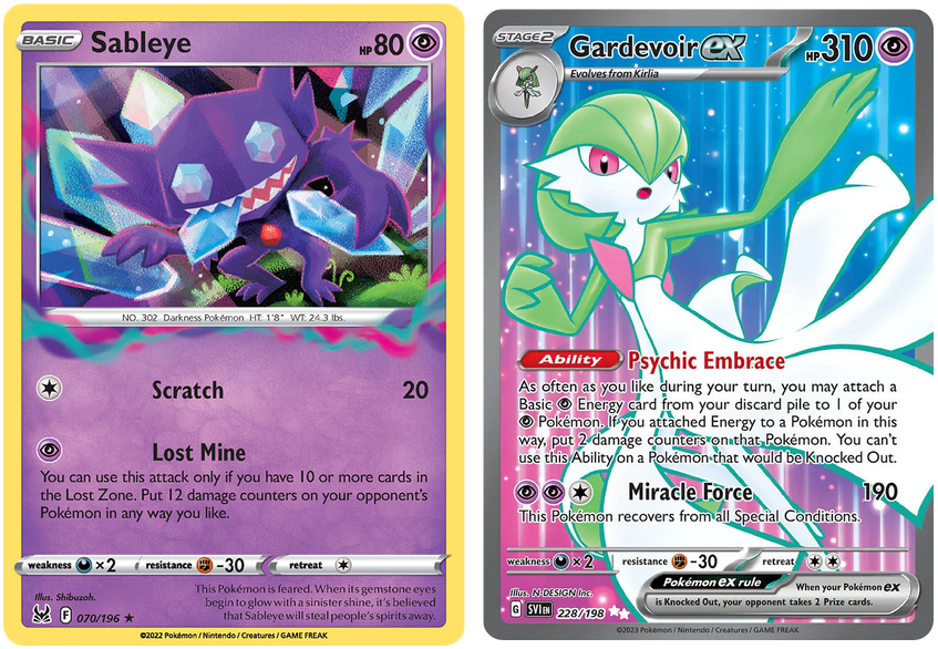 Pokemon TCG - Gardevoir ex - 2023 Top 8 Competitive Standard Tournament Deck