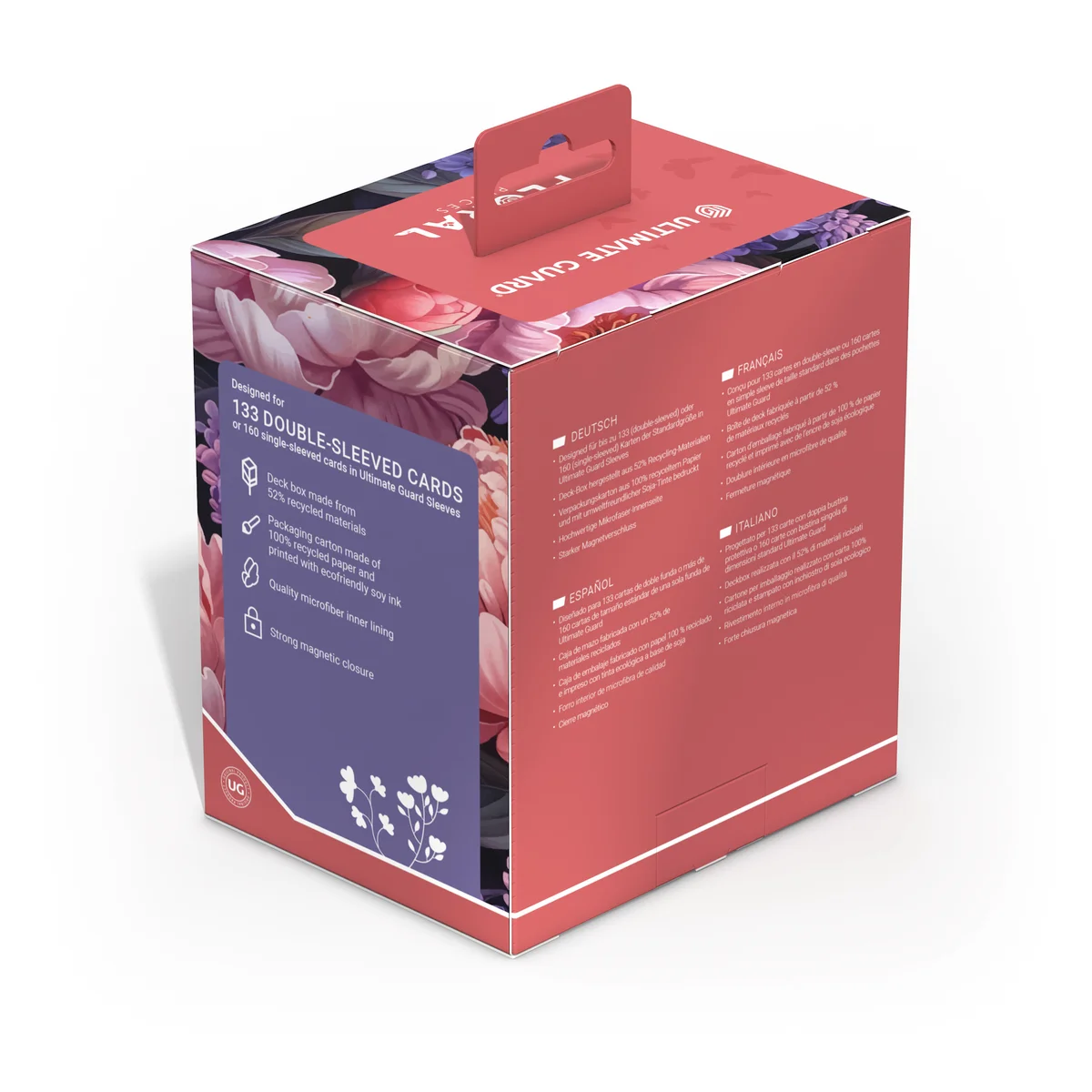 Ultimate Guard Sidewinder 133+ Xenoskin "Floral Places" - Vivid Field