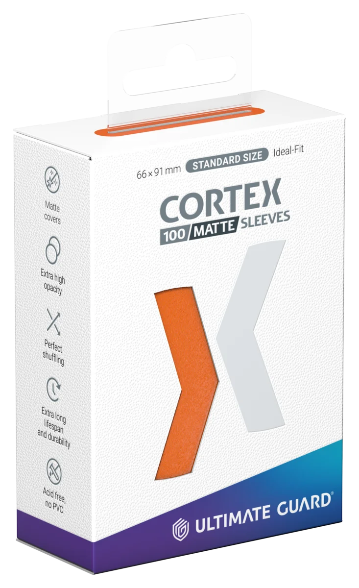 Ultimate Guard Cortex Sleeves Matte Standard Size (100) - Orange