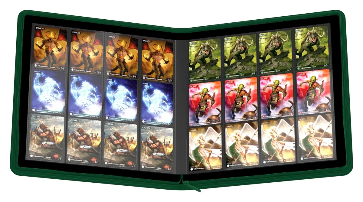 Ultimate Guard Zipfolio 480 24-Pocket Xenoskin trading card binder 
