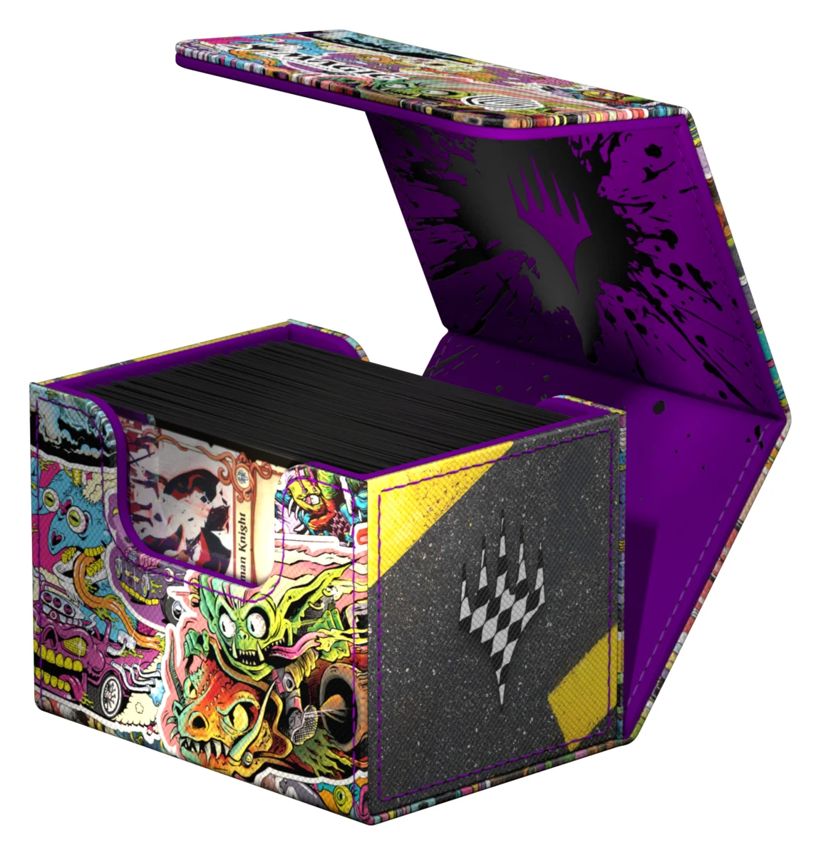Ultimate Guard Sidewinder 100+ Xenoskin deck box from Magic: The Gathering's Aetherdrift set