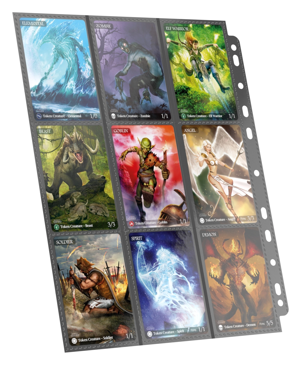 Ultimate Guard 18-Pocket Pages Side-Loading for trading card binders 