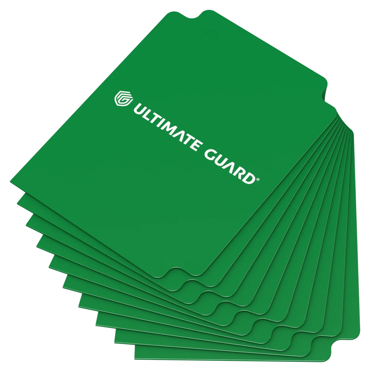 Ultimate Guard Card Dividers Standard Size (10) - Green