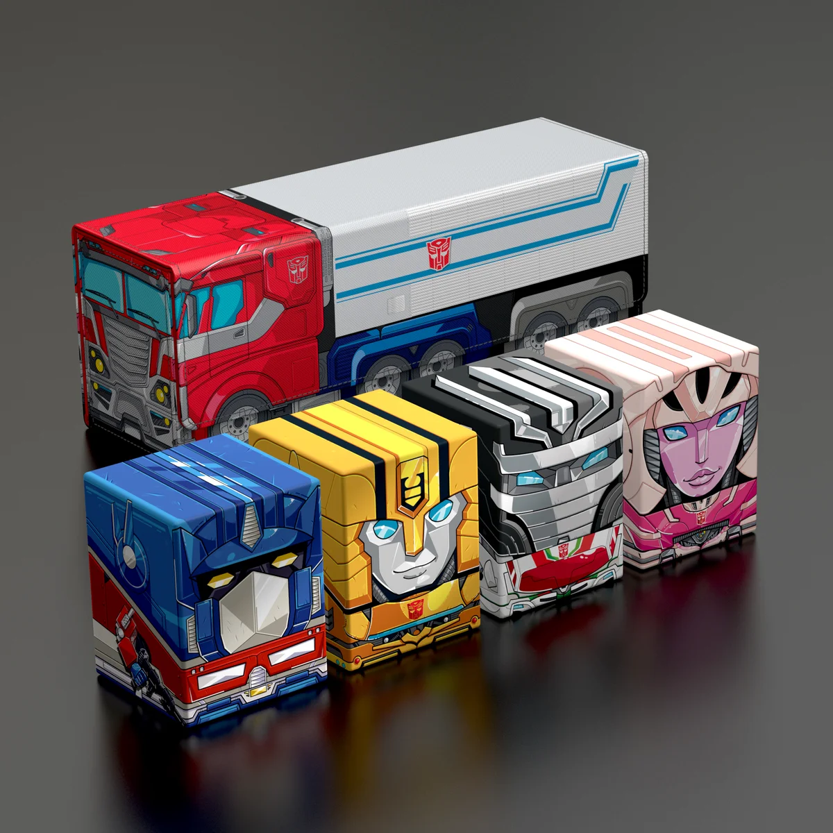 Squaroes Collectors Case 400 Squaroe Transformers - Optimus Prime Truck