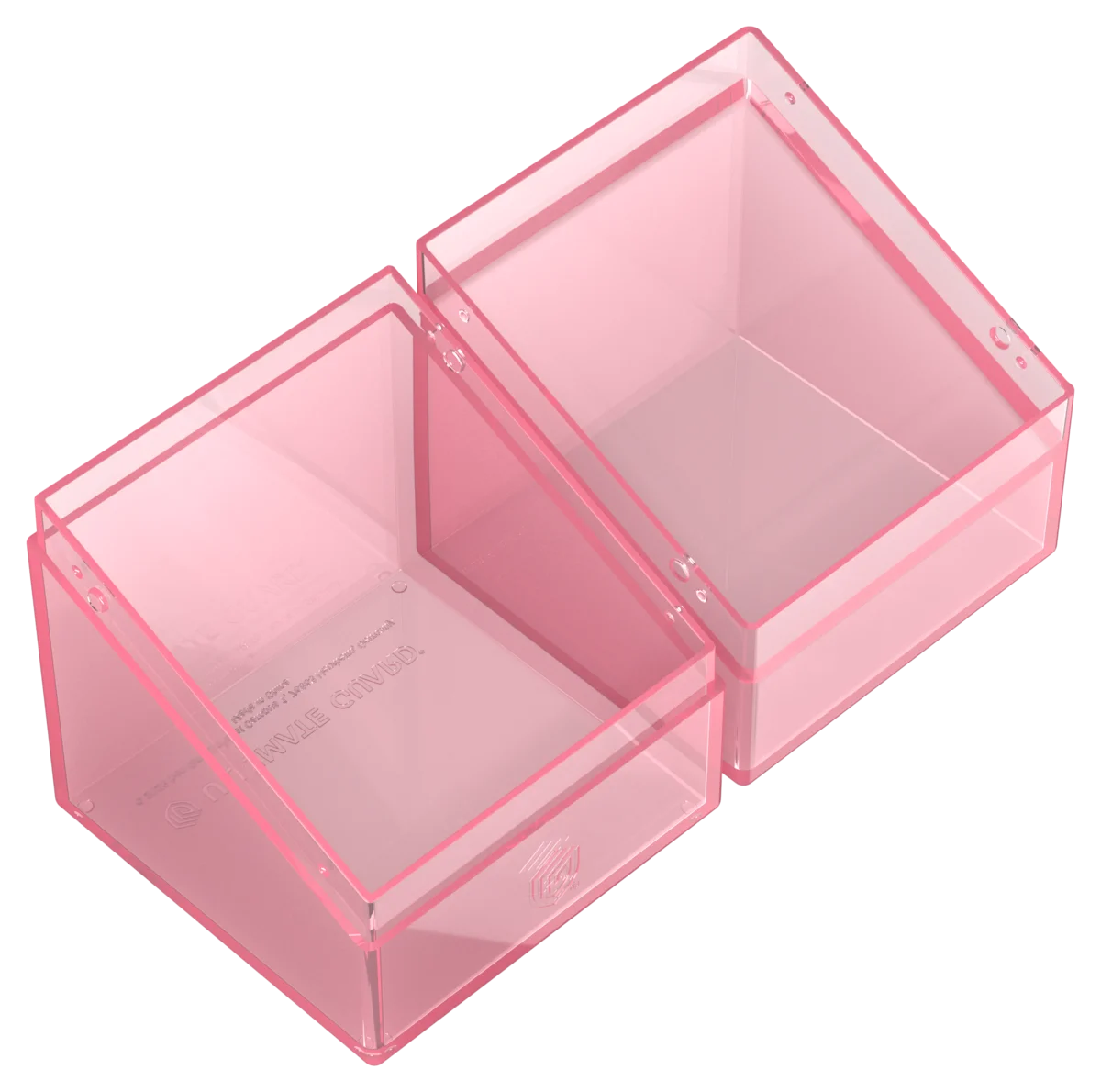 Ultimate Guard Boulder 100+ Clear - Rose Quartz