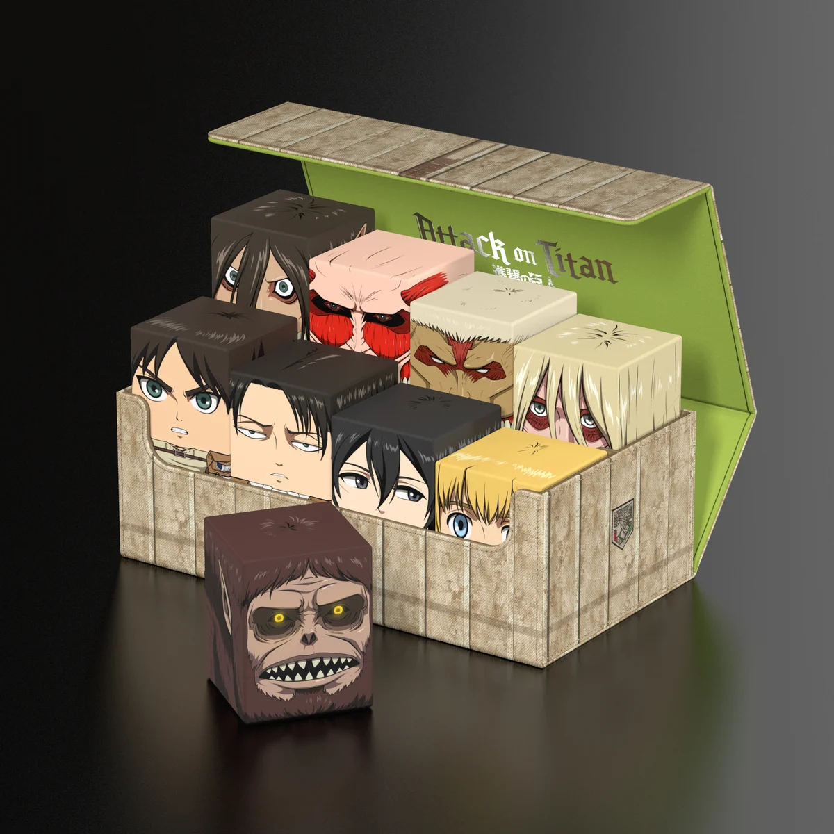 Squaroes Collectors Case 800 Attack on Titan - Shiganshina District
