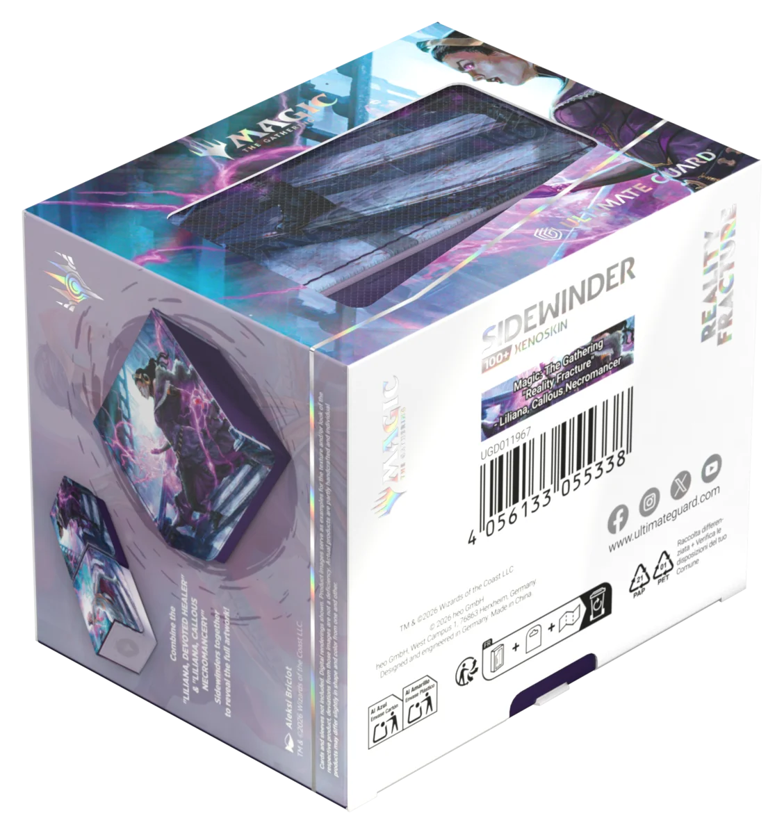 Ultimate Guard Sidewinder 100+ Xenoskin Magic: The Gathering "Reality Fracture" - Liliana, Callous Necromancer
