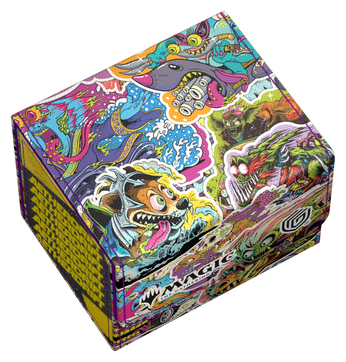 Ultimate Guard Sidewinder 100+ Xenoskin deck box from Magic: The Gathering's Aetherdrift set