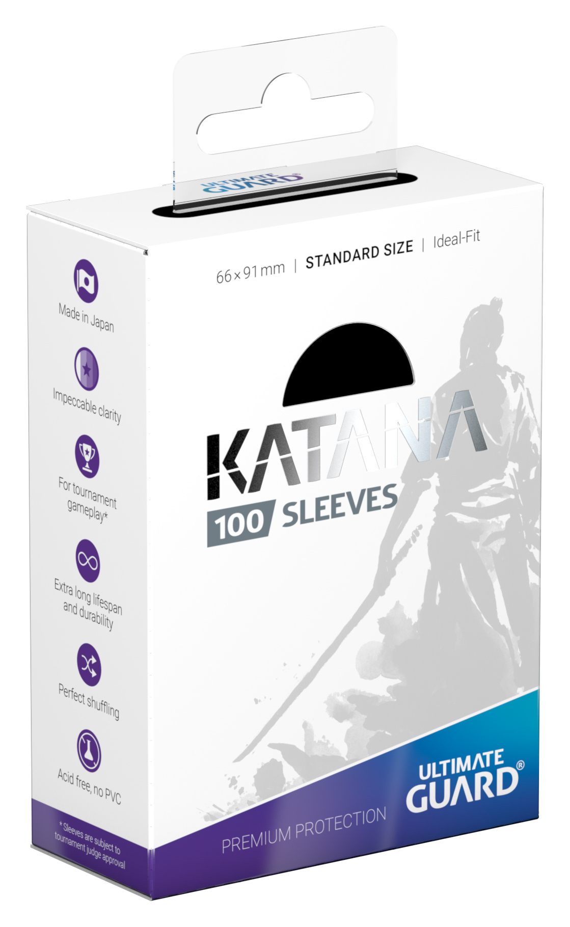 Details about   Ultimate Guard Katana 100 Standard Size Sleeves Black 