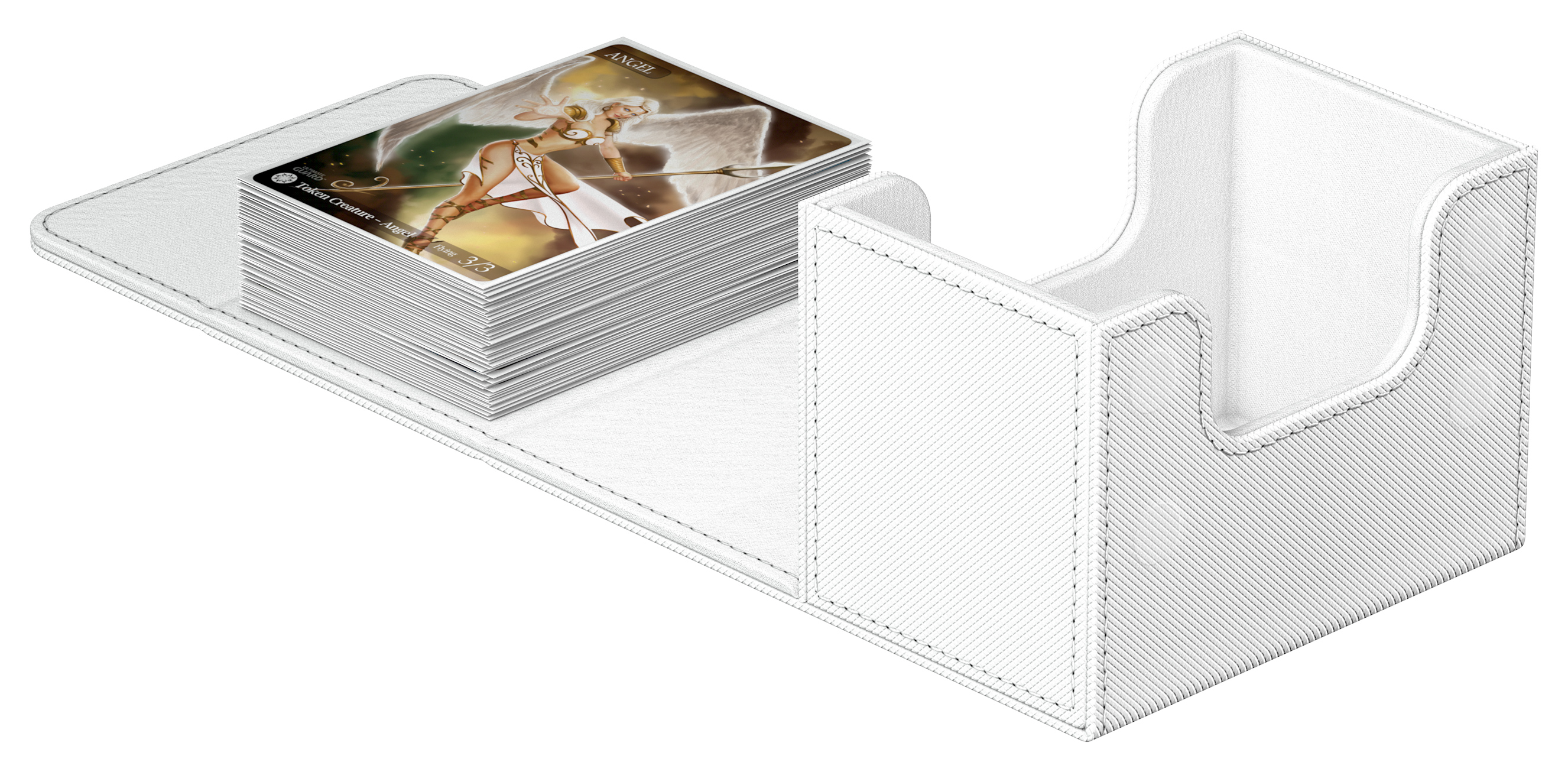 Ultimate Guard Card Deck Box Sidewinder 80+ White Weiss
