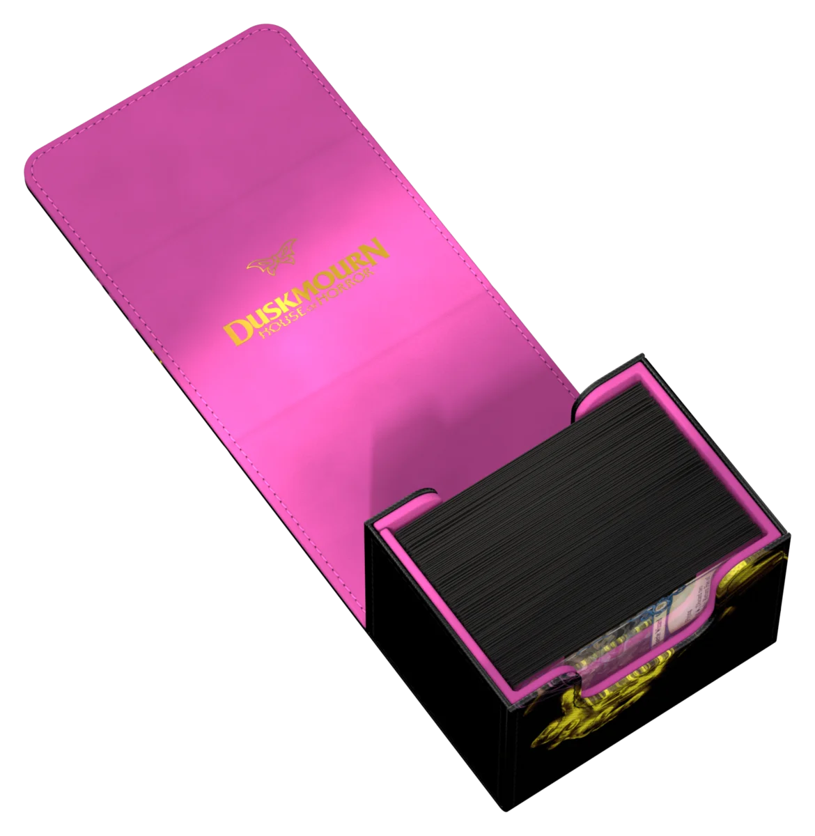 Ultimate Guard Sidewinder 100+ Xenoskin deck box from Magic: The Gathering's Duskmourn set