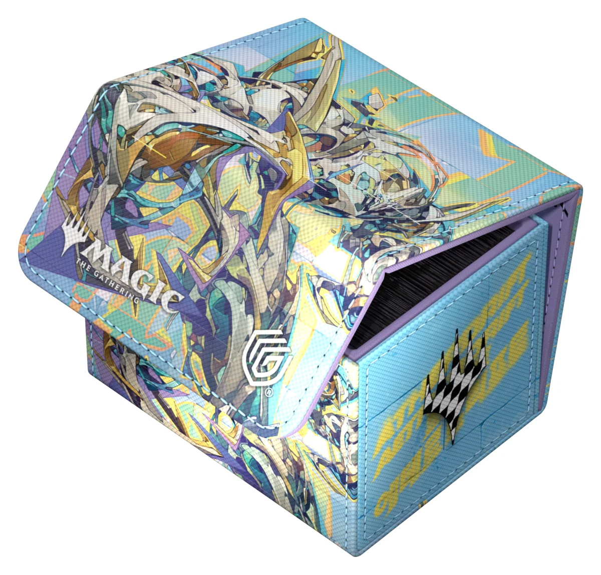 Ultimate Guard Sidewinder 100+ Xenoskin deck box from Magic: The Gathering's Aetherdrift set