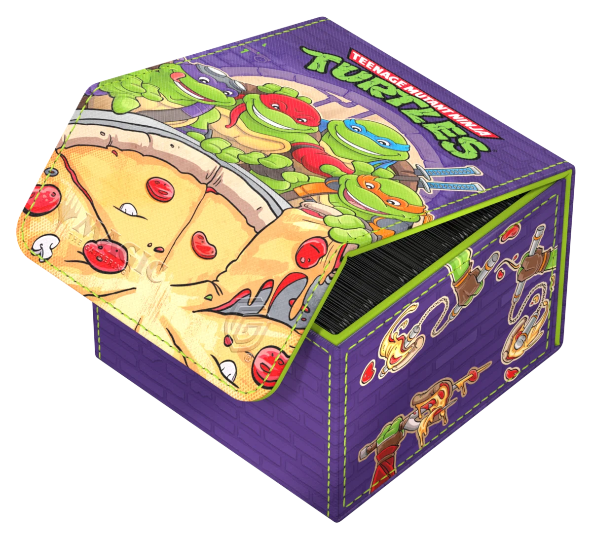 Ultimate Guard Sidewinder 133+ Xenoskin Magic: The Gathering | Teenage Mutant Ninja Turtles - Pizza Box