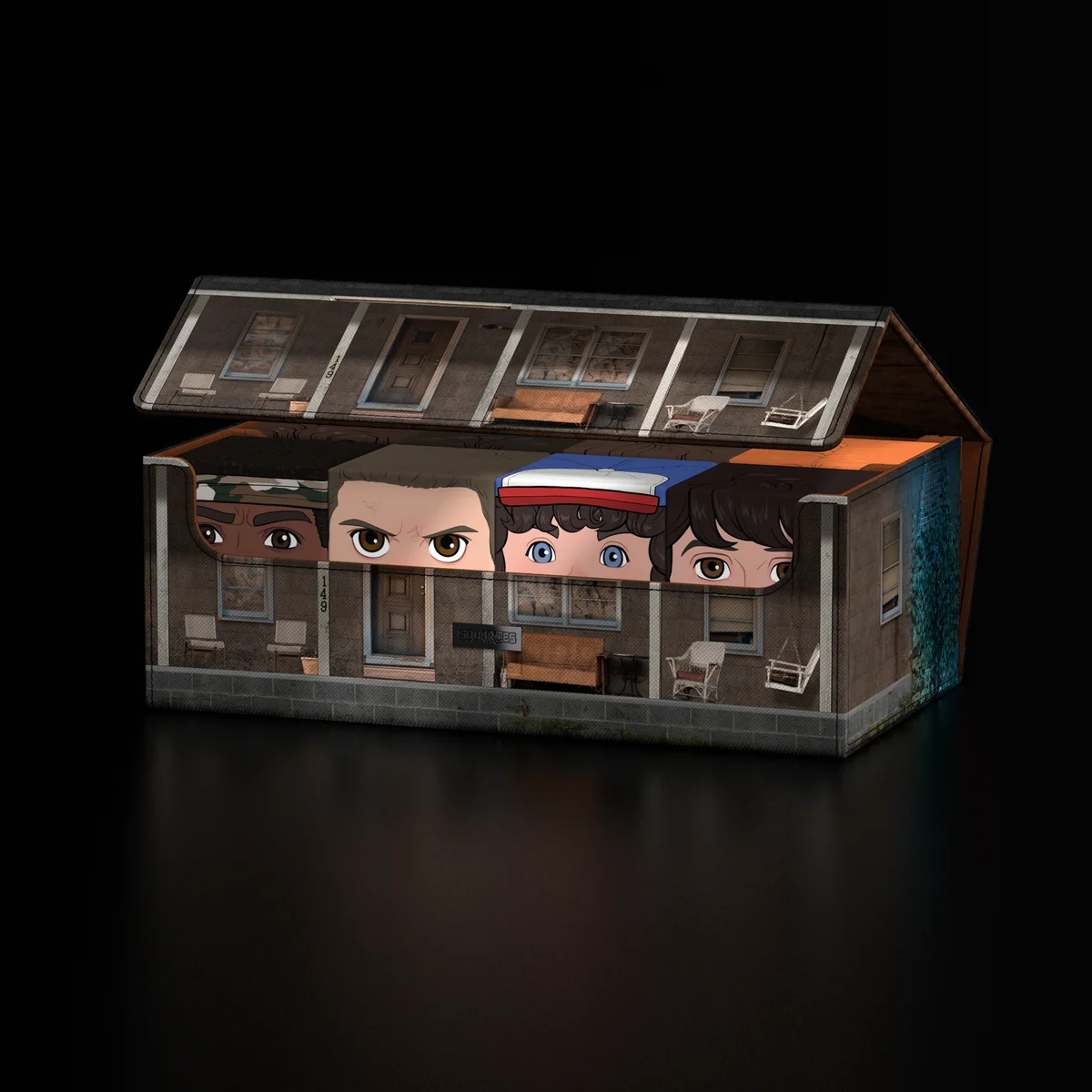 Squaroes Collectors Case 800 Stranger Things - The Byers House