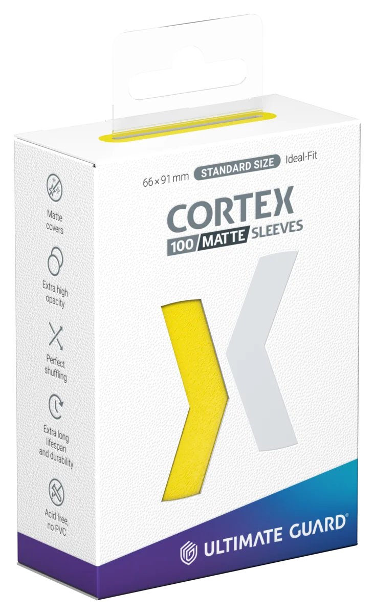 Ultimate Guard Cortex Sleeves Matte Standard Size (100) - Yellow