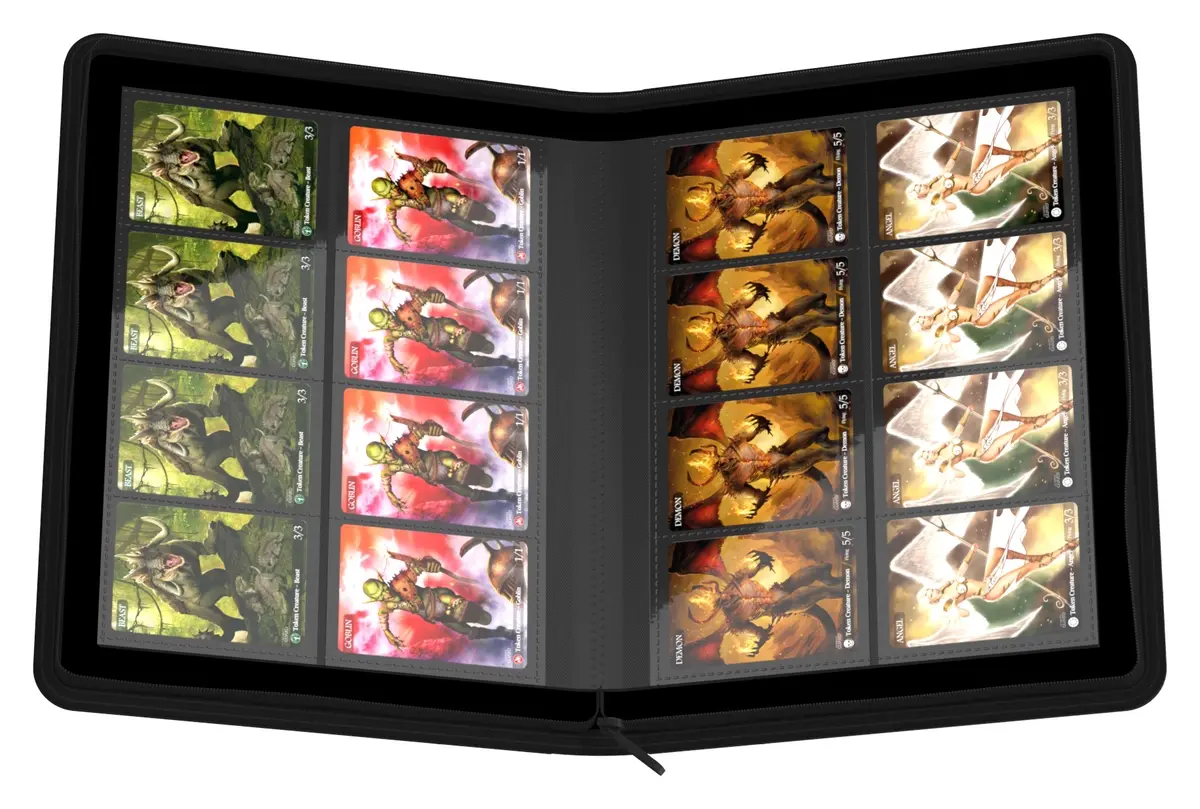 Ultimate Guard Zipfolio 320 16-Pocket Xenoskin trading card binder