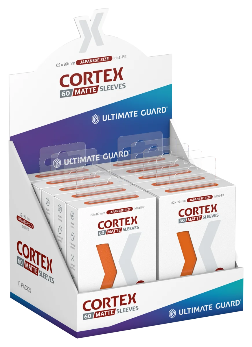 Ultimate Guard Cortex Sleeves Matte Japanese Size (60) - Orange