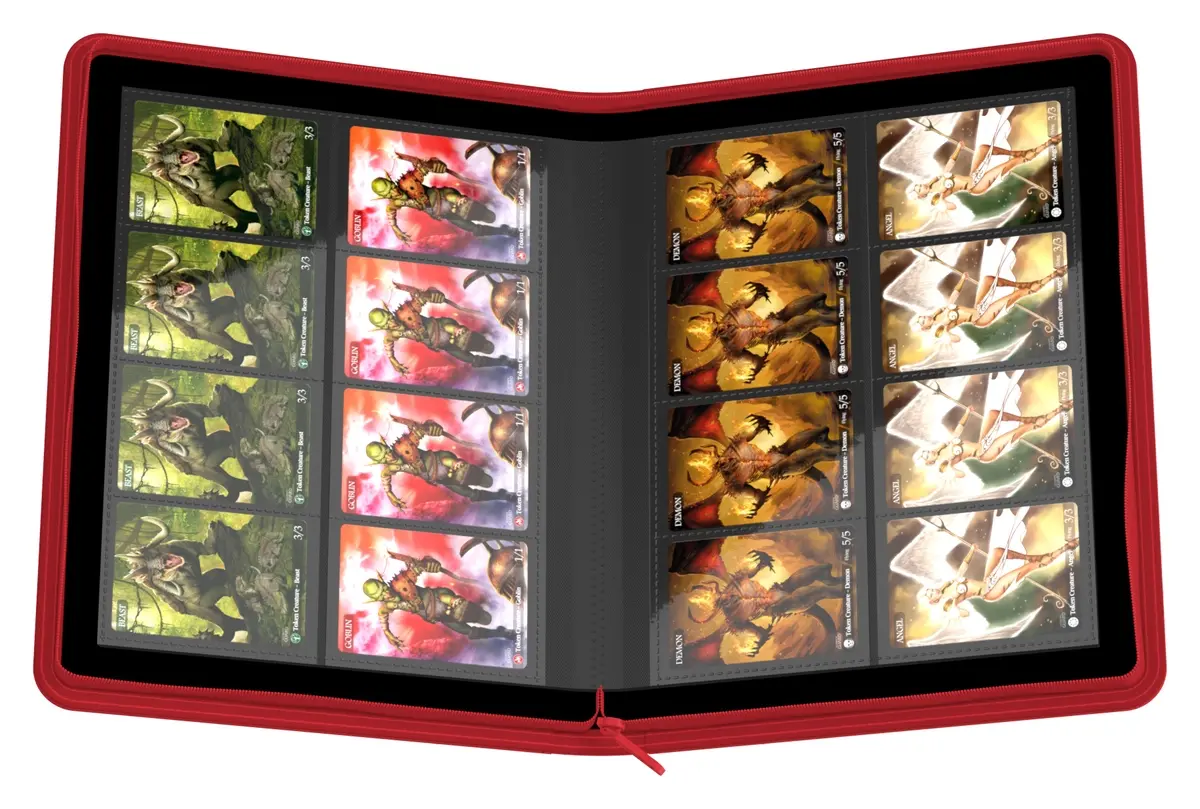 Ultimate Guard Zipfolio 320 16-Pocket Xenoskin trading card binder