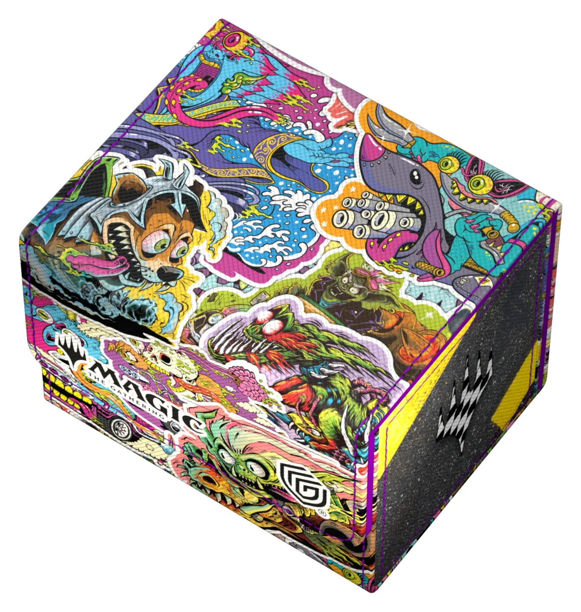 Ultimate Guard Sidewinder 100+ Xenoskin deck box from Magic: The Gathering's Aetherdrift set