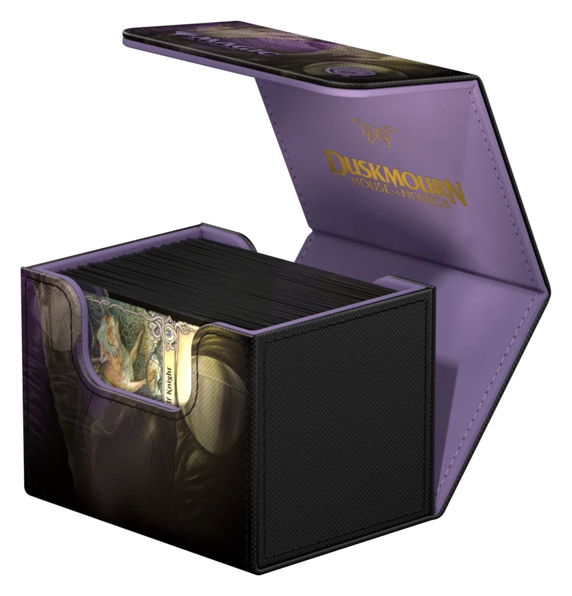 Ultimate Guard Sidewinder 100+ Xenoskin deck box from Magic: The Gathering's Duskmourn set
