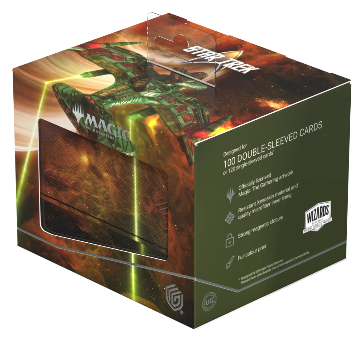 Ultimate Guard Sidewinder 100+ Xenoskin Magic: The Gathering | Star Trek - I.K.S. Negh'Var, Imperial Flagship