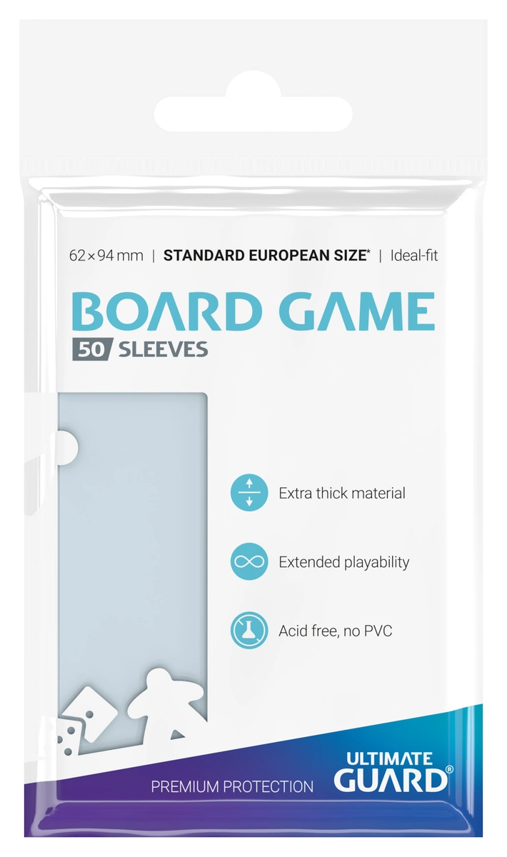 Ultimate Guard Board Game Sleeves Standard European