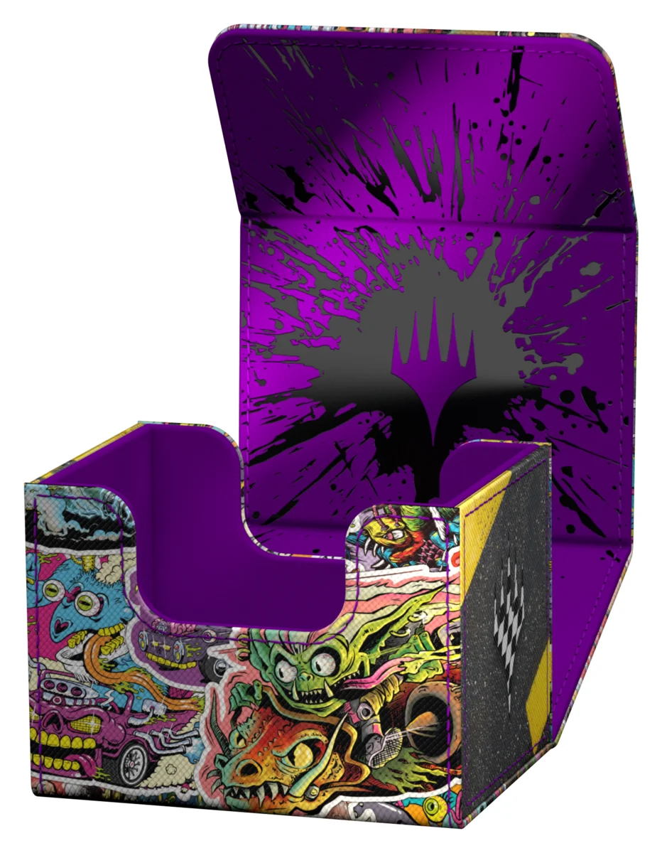 Ultimate Guard Sidewinder 100+ Xenoskin deck box from Magic: The Gathering's Aetherdrift set