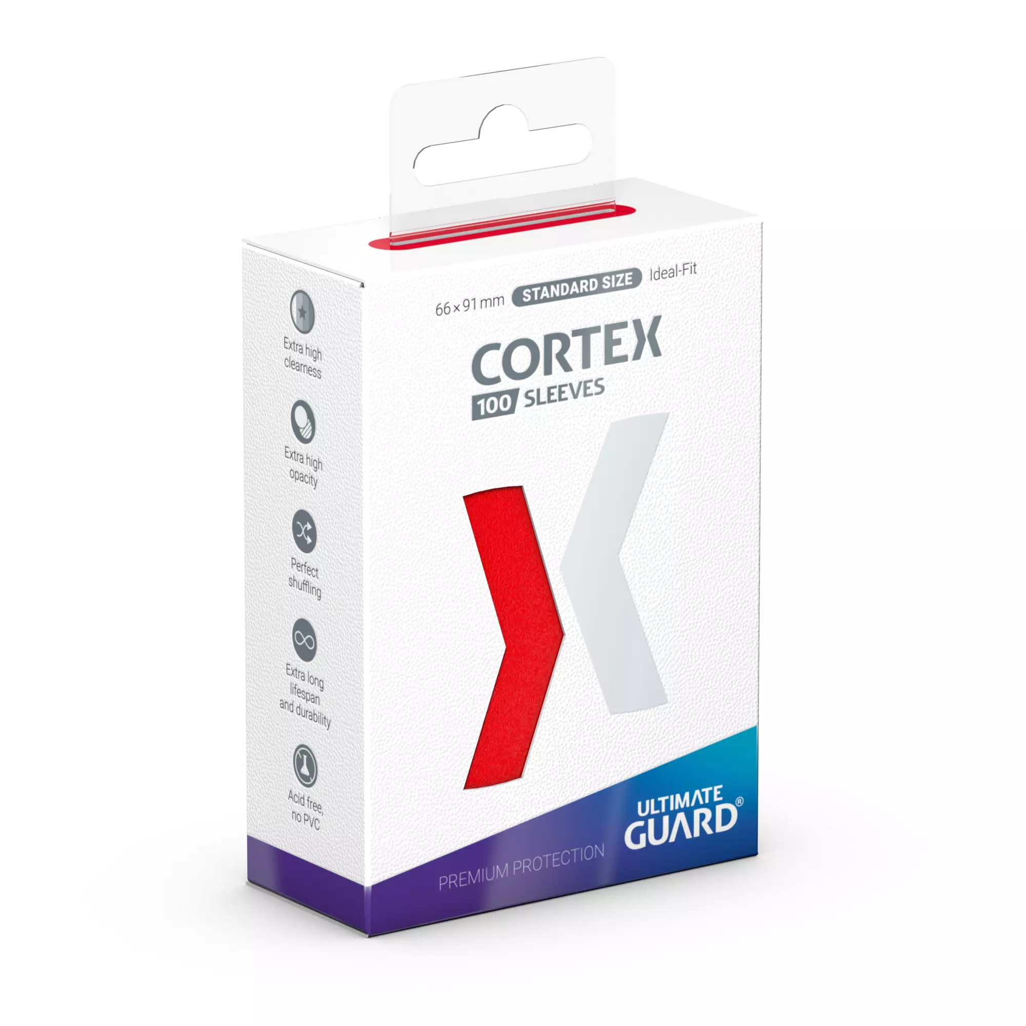 Card Sleeves Cortex Standard Size Red Rot